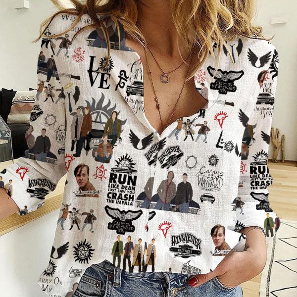 Supernatural 3D Linen Shirt - ANHNV 4788