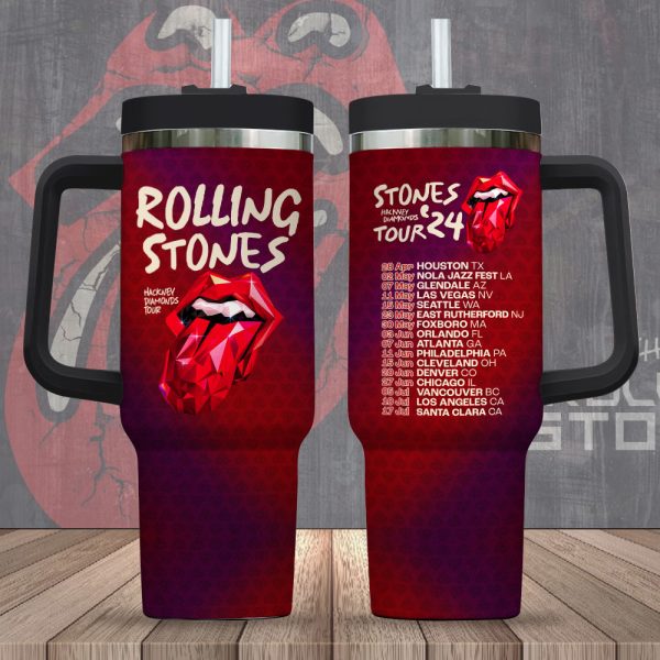The Rolling Stones 40oz Stanley Tumbler - MAITM 7177