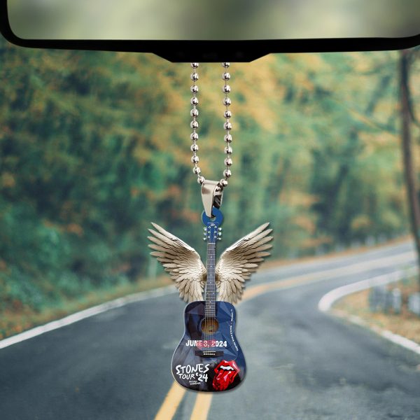 The Rolling Stones Custom Shape 2-sided Acrylic Car Ornament - TANTN 6844