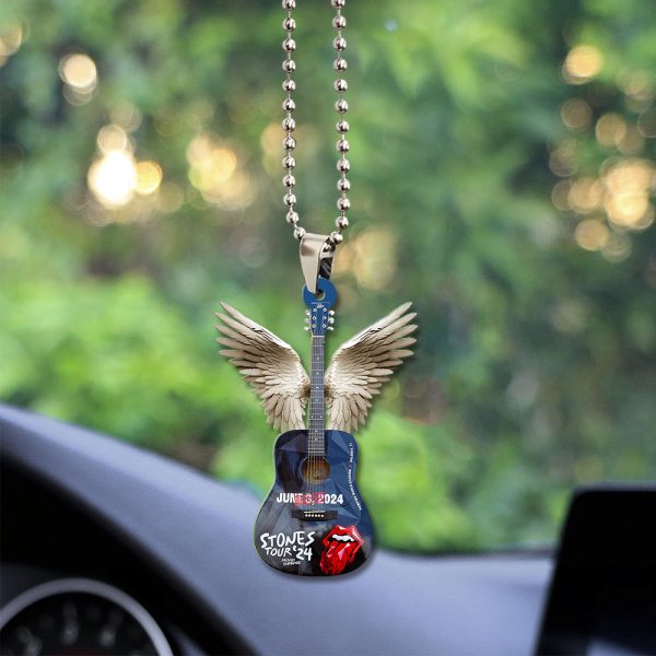 The Rolling Stones Custom Shape 2-sided Acrylic Car Ornament - TANTN 6844