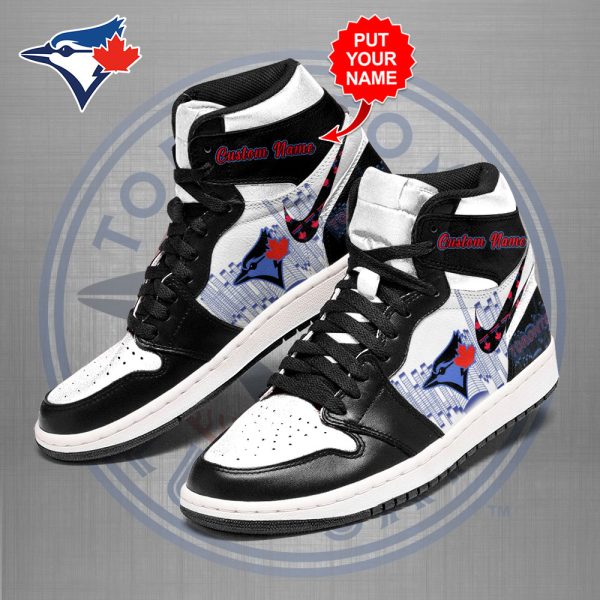 Personalized Toronto Blue Jays AJ 1 Sneaker - TANTN 6873