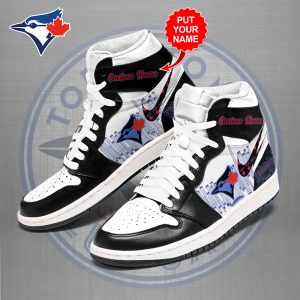 Personalized Toronto Blue Jays AJ 1 Sneaker - TANTN 6873