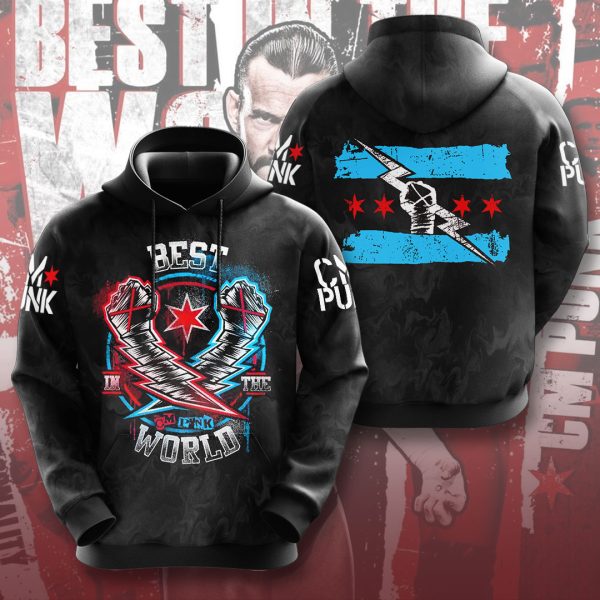 WWE x CM Punk 3D Apparel - VANDH 3056