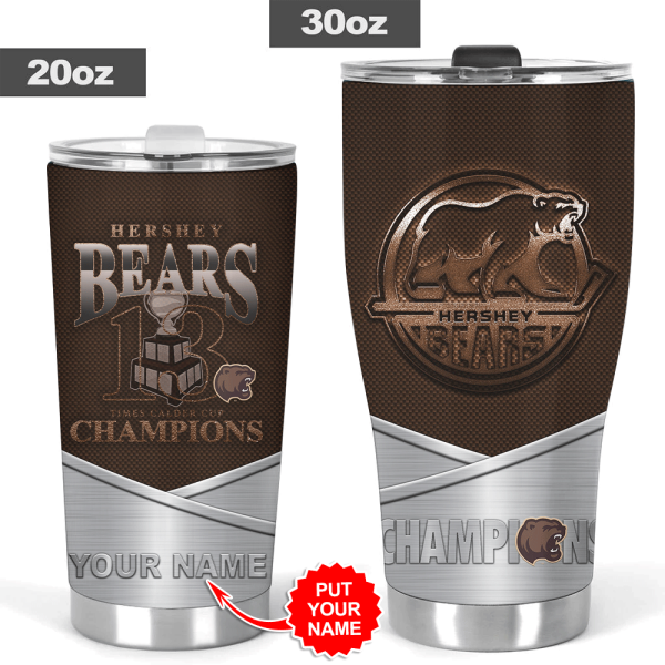 Personalized Hershey Bears Tumbler Cup - HOATT 5455