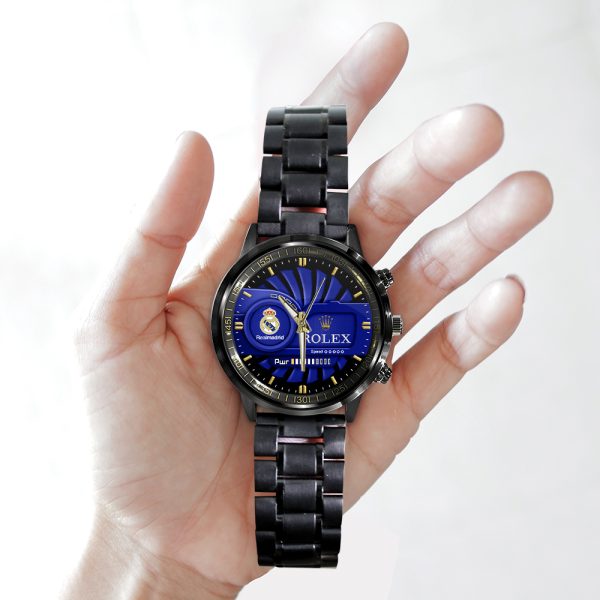 Real Madrid CF x Rolex Black Stainless Steel Watch - MAITM 7427