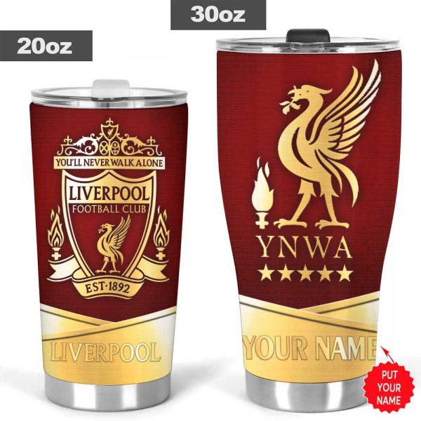 Personalized Liverpool FC Tumbler Cup - MAITM 7539