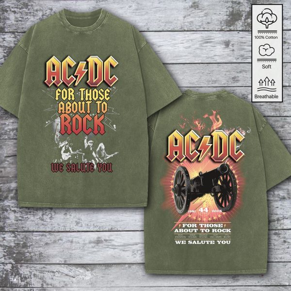Rock Music 2D Acid Washed Cotton Shirt - GNE 765