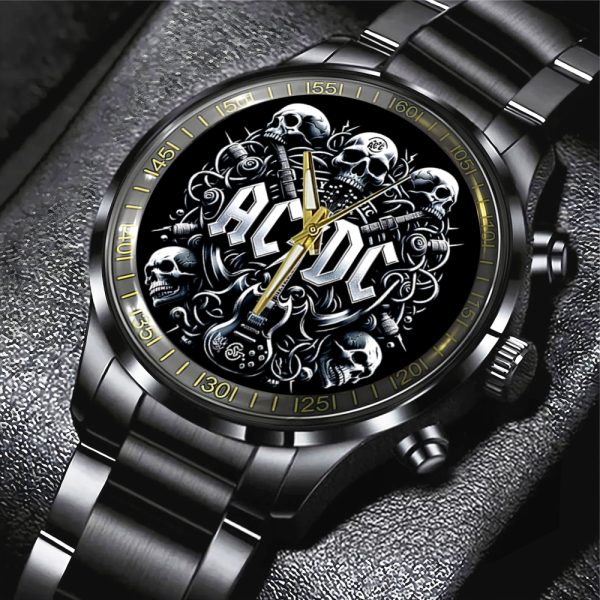 Rock Music Black Stainless Steel Watch - GNE 806