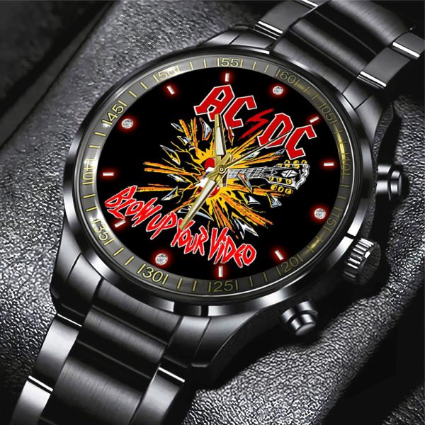 Rock Music Black Stainless Steel Watch - GNE 768