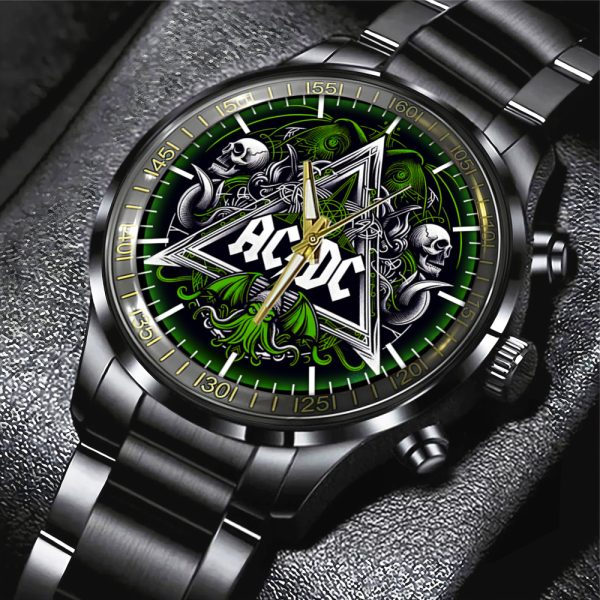 Rock Music Black Stainless Steel Watch - GNE 700