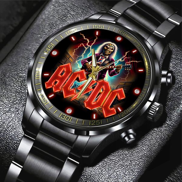 Rock Music Black Stainless Steel Watch - GNE 749
