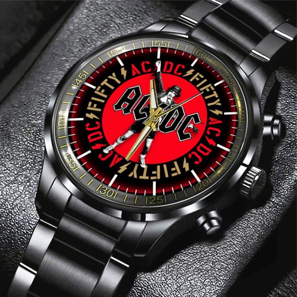 Rock Music Black Stainless Steel Watch - GNE 679
