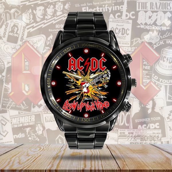 Rock Music Black Stainless Steel Watch - GNE 768