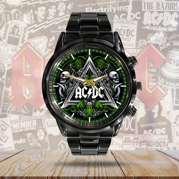 Rock Music Black Stainless Steel Watch - GNE 700