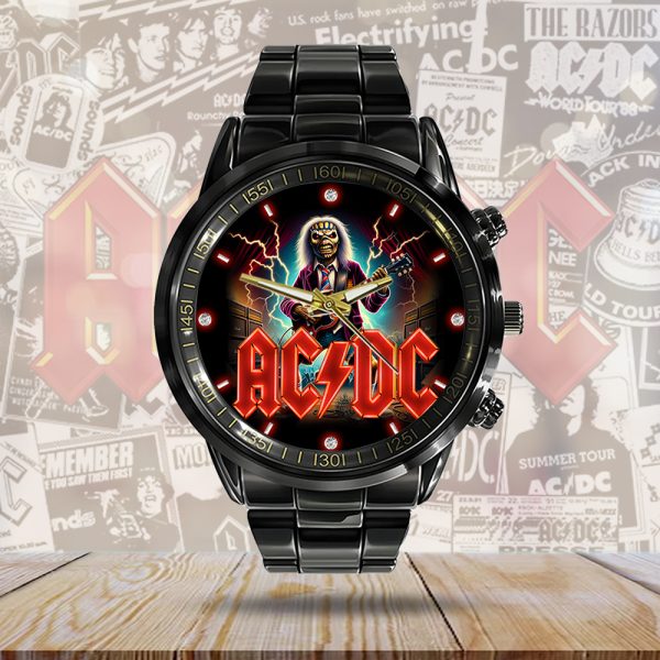 Rock Music Black Stainless Steel Watch - GNE 749