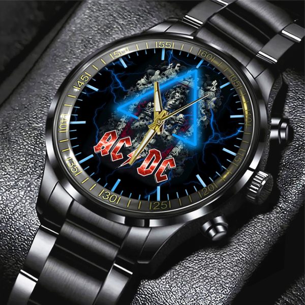 Rock Music Black Stainless Steel Watch - GNE 674