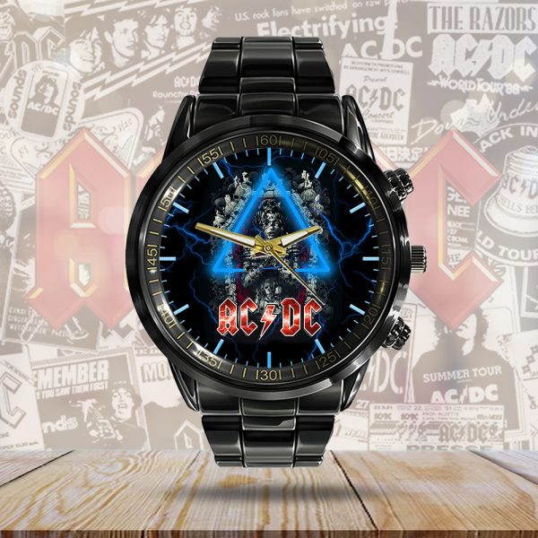Rock Music Black Stainless Steel Watch - GNE 674