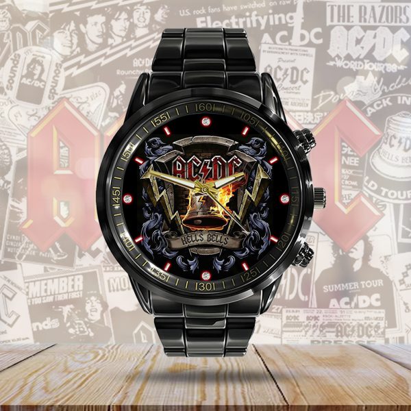 Rock Music Black Stainless Steel Watch - GNE 743