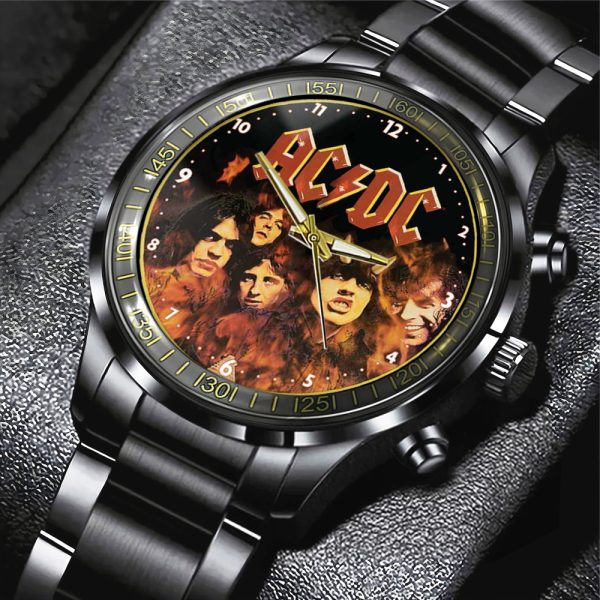 Rock Music Black Stainless Steel Watch - MAITM 7354