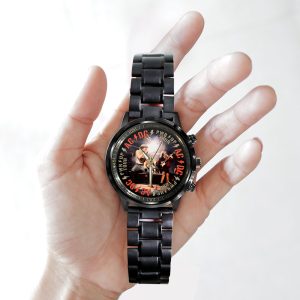 Rock Music Black Stainless Steel Watch - MAITM 7449