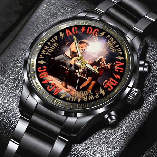 Rock Music Black Stainless Steel Watch - MAITM 7449