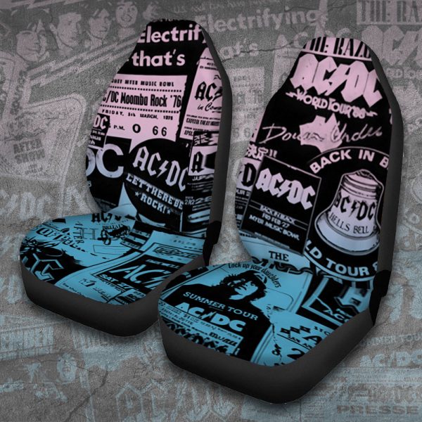 Rock Music 2PCS Car Seat Cover - TANTN 7486