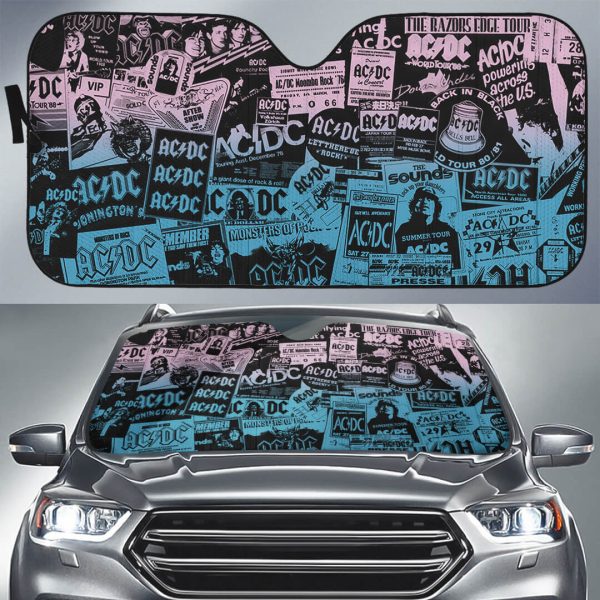Rock Music Auto Sun Shade - TANTN 7487