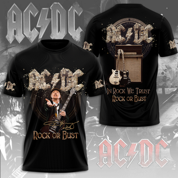 Rock Music X Angus Young 3D Apparel - MAITM 7376