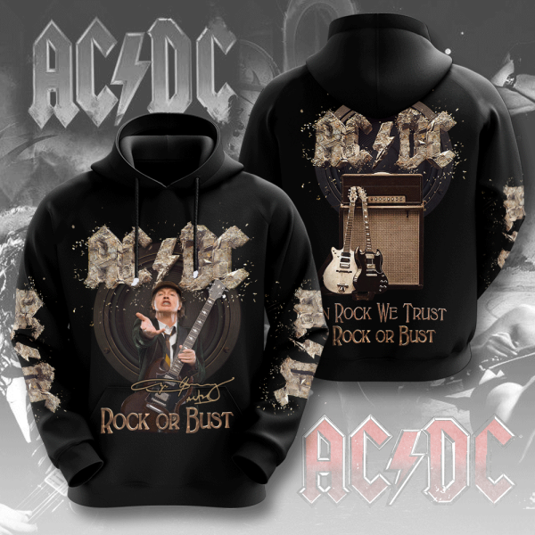 Rock Music X Angus Young 3D Apparel - MAITM 7376