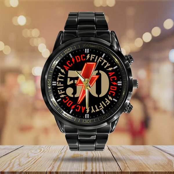 Rock Music Black Stainless Steel Watch - GNE 726