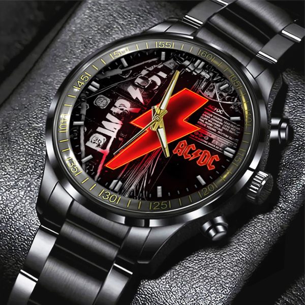 Rock Music Black Stainless Steel Watch - GNE 734