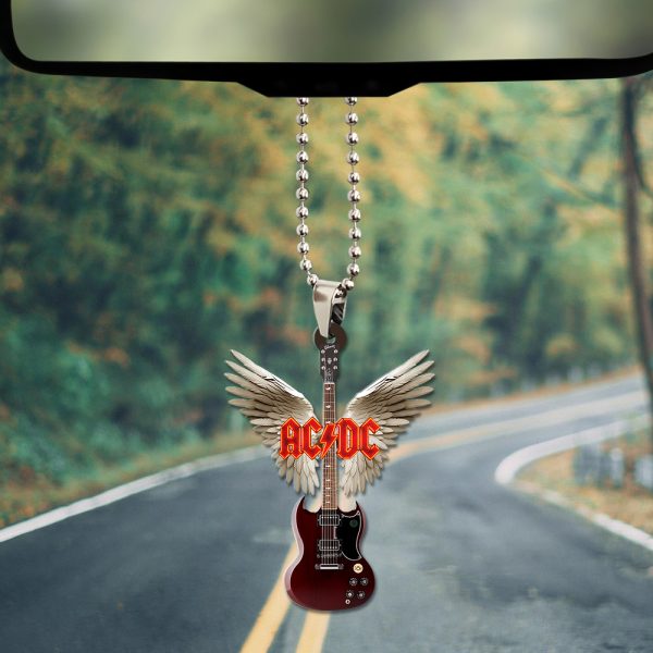 Rock Music Custom Shape 2-sided Acrylic Car Ornament - GNE 791