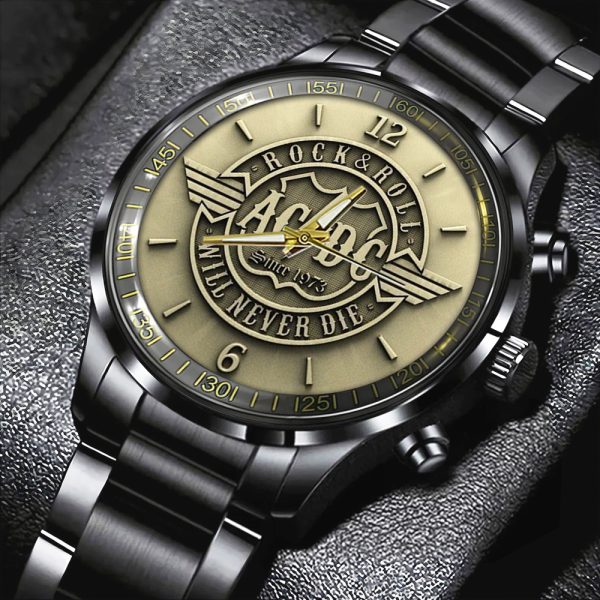 Rock Music Black Stainless Steel Watch - MAITM 7448