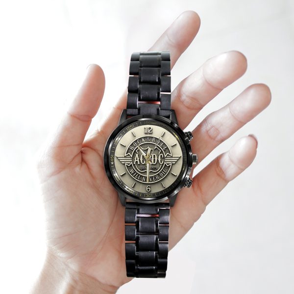 Rock Music Black Stainless Steel Watch - MAITM 7448