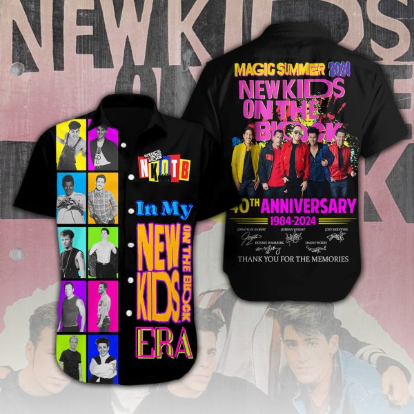 NKOTB Short Sleeve Dress Shirt - ANHNV 4872