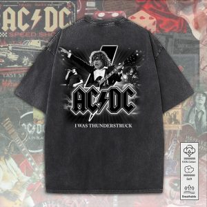 Rock Music 2D Acid Washed Cotton Shirt - ANHNV 4981