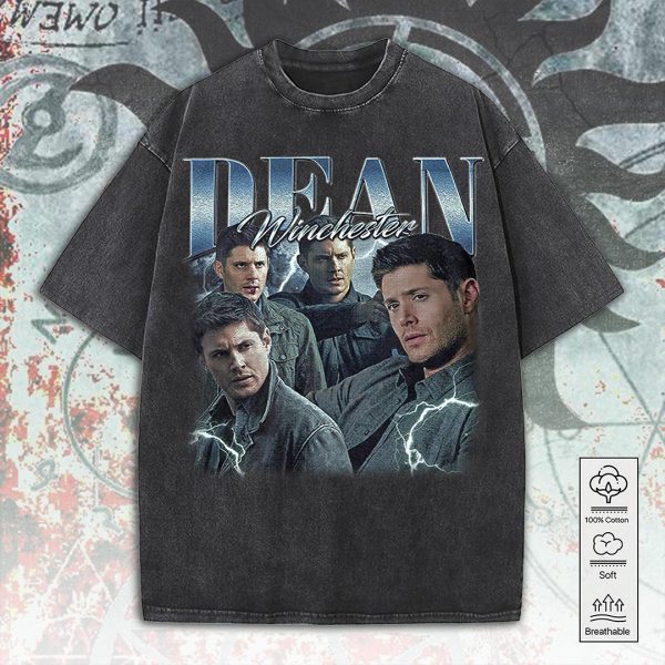 Supernatural 2D Acid Washed Cotton Shirt - ANHNV 4993