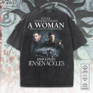 Supernatural 2D Acid Washed Cotton Shirt - ANHNV 4993