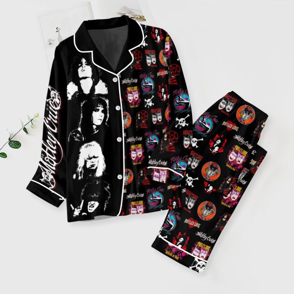 Mötley Crüe Button Down Pajamas Set – ANHNV 4996