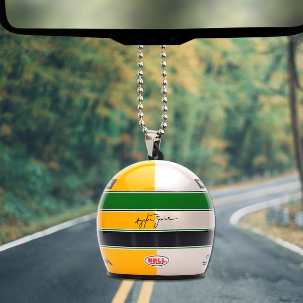 Ayrton Senna Custom Shape 2-sided Acrylic Car Ornament - TANTN 7603