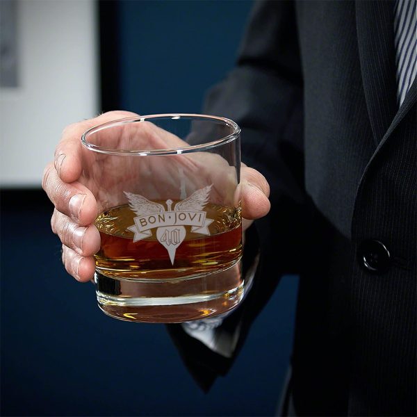 Bon Jovi Custom Whiskey Glass - TANTN 7319