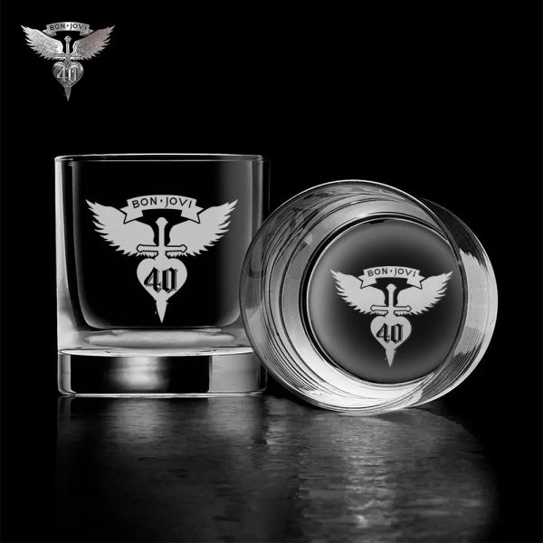 Bon Jovi Custom Whiskey Glass - TANTN 7318