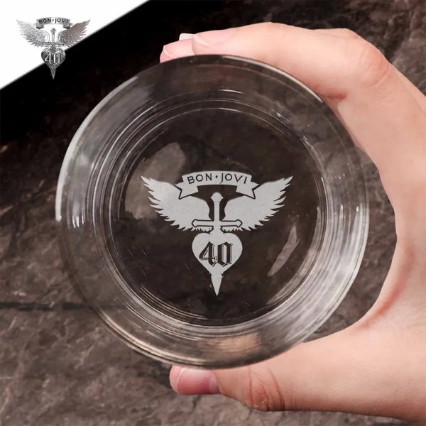 Bon Jovi Custom Whiskey Glass - TANTN 7318