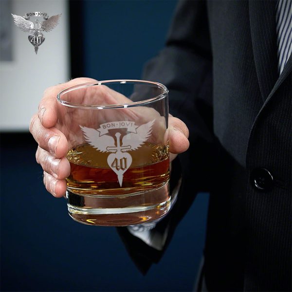 Bon Jovi Custom Whiskey Glass - TANTN 7318