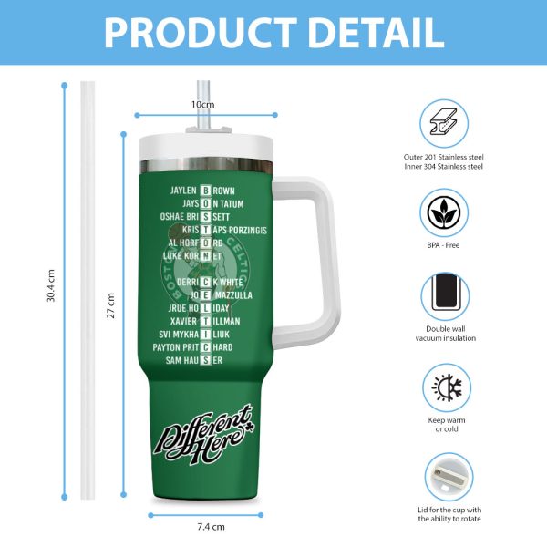 Boston Celtics 40oz Stanley Tumbler - TANTN 7441