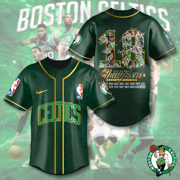 Boston Celtics Baseball Jersey - HOATT 5705