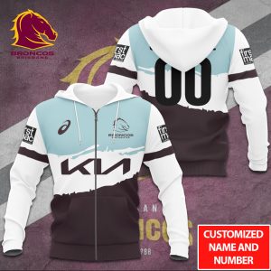 Personalized Brisbane Broncos 3D Apparel - TANTN 7303