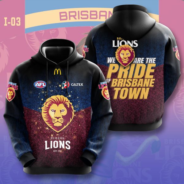 Brisbane Lions 3D Apparel - VANDH 3188