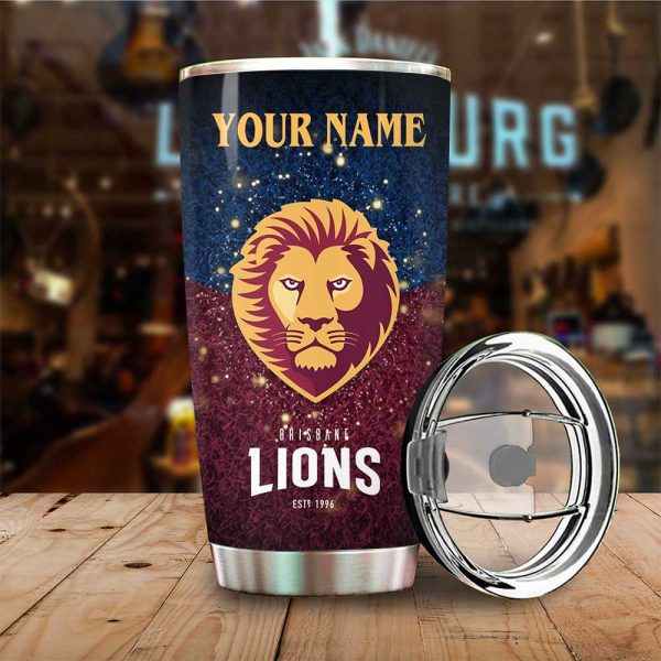 Personalized Brisbane Lions Tumbler Cup - VANDH 3190