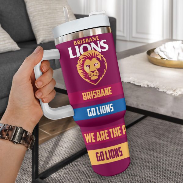 Brisbane Lions 40oz Stanley Tumbler - VANDH 3193